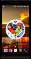 Fruits Clock Live Wallpaper स्क्रीनशॉट 3