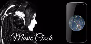 Music Clock Live Wallpaper