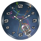 Music Clock Live Wallpaper আইকন