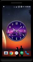 Night Clock Live Wallpaper syot layar 3