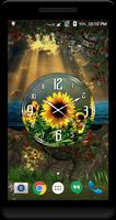 Sunflower Clock Live Wallpaper screenshot 3