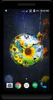 Sunflower Clock Live Wallpaper screenshot 2