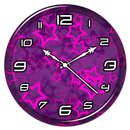 Purple Clock Live Wallpaper APK