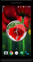 Rose Clock Live Wallpaper Ekran Görüntüsü 2