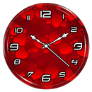 Red Clock Live Wallpaper-APK