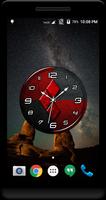 Red Clock Live Wallpaper imagem de tela 3