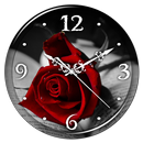 APK Red Rose Clock Live Wallpaper