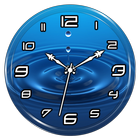 Water Drops Clock Live WP Zeichen