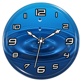 Water Drops Clock Live WP icon