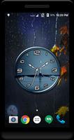 Water Drops Clock Live WP syot layar 3