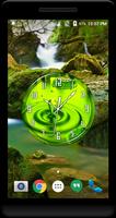 Water Drops Clock Live WP ảnh chụp màn hình 1