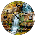 Waterfall Clock Live Wallpaper 圖標