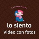 lo siento - video con fotos y música