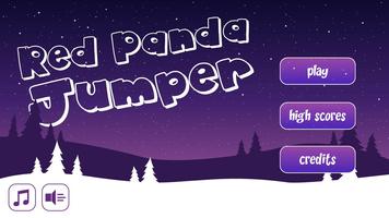 Red Panda Jumper Plakat
