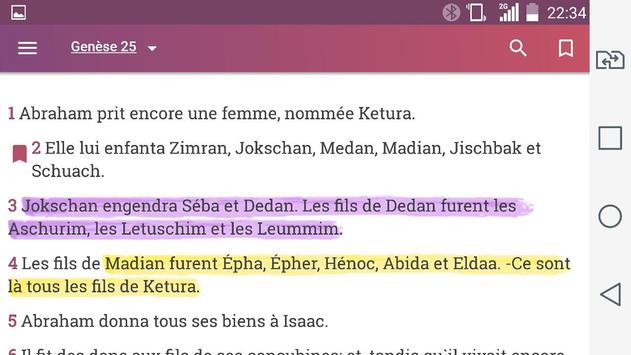 La bible de Jérusalem Français imagem de tela 13