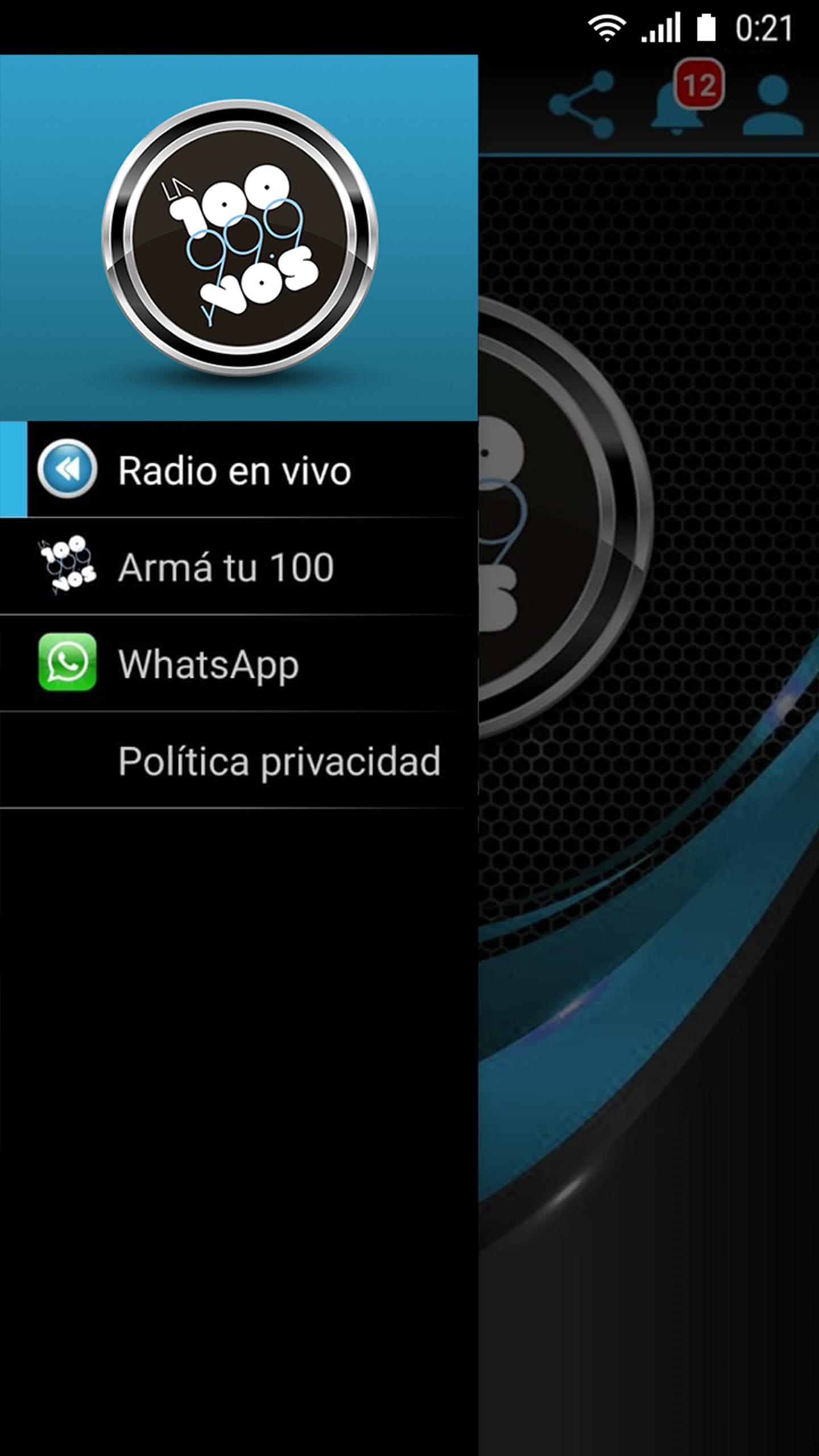 Descarga de APK de Radio La 100 - 99.9 Armá tu100 para Android