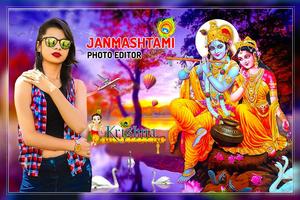 Janmashtami photo frame 2019 :Krishna photo editor पोस्टर