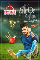 Cricket Photo Editor poster
