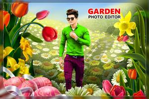 Garden Photo Editor: Garden photo frame capture d'écran 1