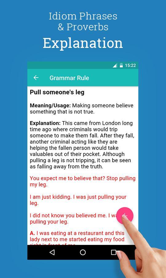 Pull someone leg