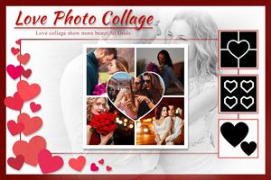 Love Photo Collage Affiche