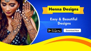 Simple Henna Design Plakat