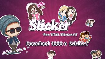 Whatsup Sticker پوسٹر