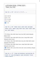 Latihan Soal CPNS Affiche