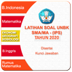 Latihan UNBK SMA IPS 2020 Soal & Pembahasan