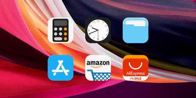 برنامه‌نما iOS 13 Icon Pack عکس از صفحه