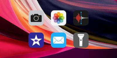 برنامه‌نما iOS 12 Icon Pack عکس از صفحه