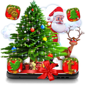 Christmas Santa Tree Launcher Theme