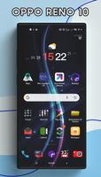 Oppo Reno 10 launcher, theme الملصق