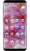 Theme Launcher - Glass Round Poster