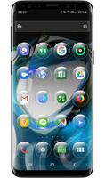 Theme Launcher - Glass Round captura de pantalla 1