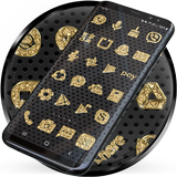 Theme Launcher - Gold Rocks simgesi
