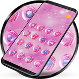 Theme Launcher Sparkling Pink icon