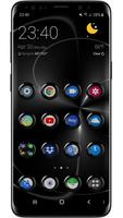 Theme Launcher - Spheres Black Plakat