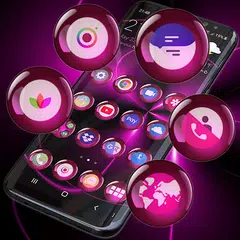 Theme Launcher - Spheres Pink APK download