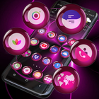 Theme Launcher - Spheres Pink icône