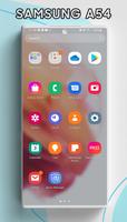 Samsung A54 theme الملصق
