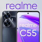 Lanceur Realme c55, thème icône