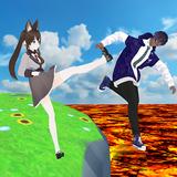 The floor is lava game parkour APK