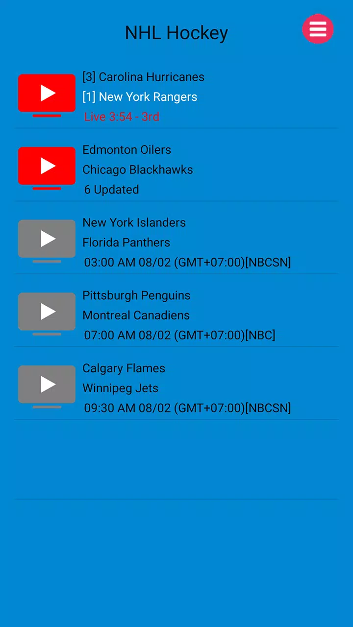 APK NHL Live Streaming For FREE untuk Muat Turun Android