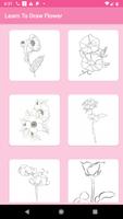 Apprendre à dessiner des fleurs capture d'écran 1