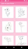 Learn To Draw Flowers screenshot 1