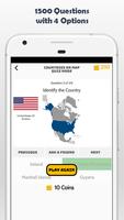 World Quiz Game - Flags Maps Currency Geography capture d'écran 1