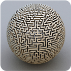 Doolhof 3D Labyrint-icoon