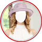 Girls Hat Photo Editor ikon