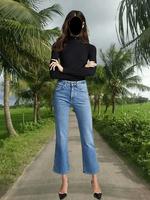 Women in Jeans Photo Frame syot layar 2
